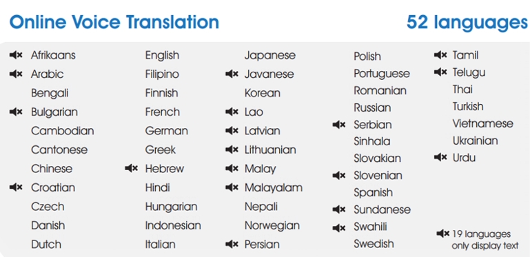 languages langie translator