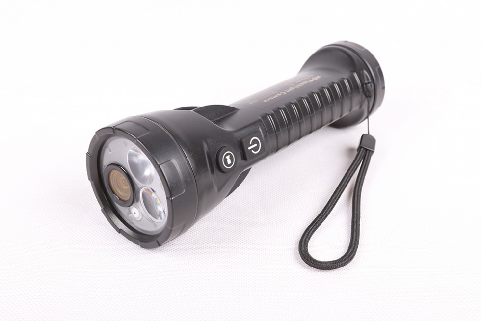 LED flashlight with built-in WiFi camera