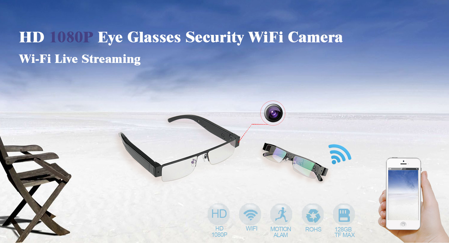 elegant glasses with wifi and P2P support