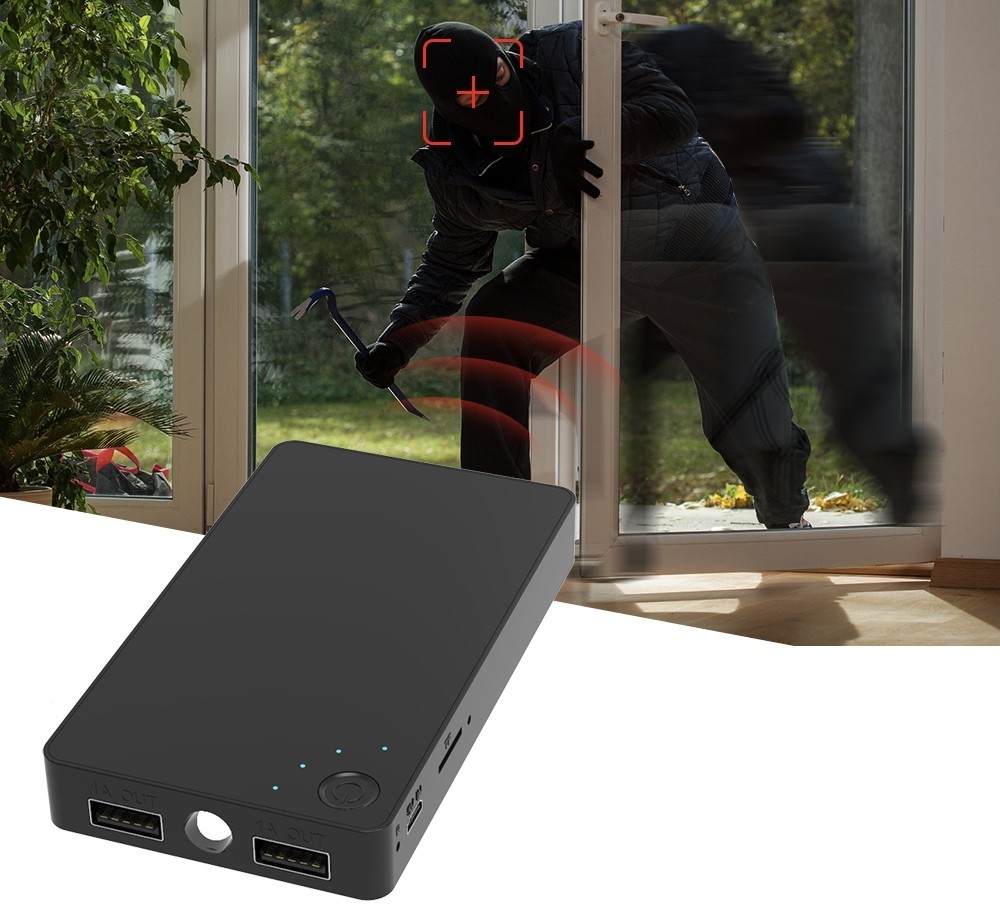 spy camera in a portable battery