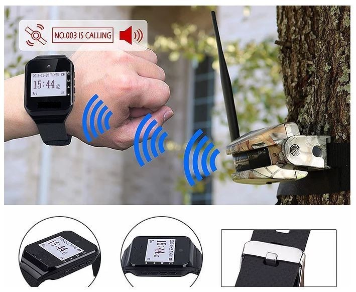 alarm receiver in watch - motion detection sensor