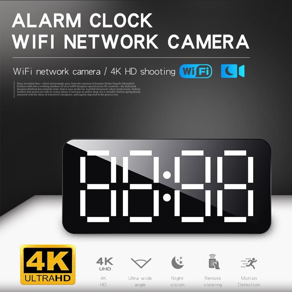 hidden camera in alarm clock