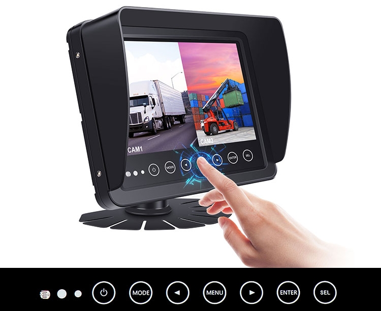 7 inch waterproof monitor for boat cars