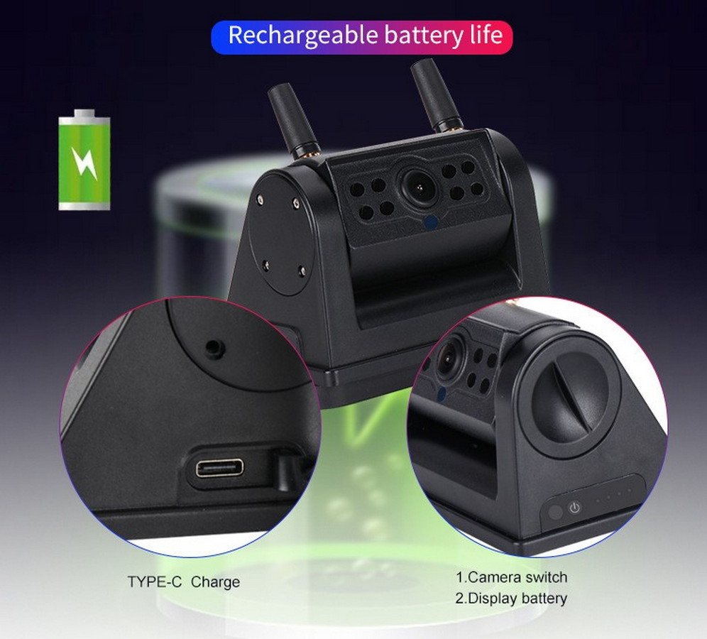 wifi camera for the car rear battery