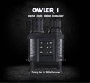 OWLER1 - 4x zoom binoculars with camera + night vision 500m