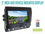 2 channel hybrid reversing 5" car monitor AHD/CVBS