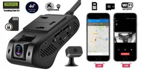 4G WiFi and SIM dual car camera with Live app + GPS - PROFIO X4