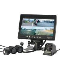 4x IR LED parking cameras with 7" LCD display