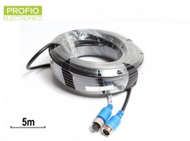 Extension 4pin cable for reversing camera 5m