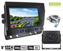 Reversing AHD set - 5" 2CH monitor + HD IR camera