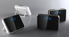 Alarm clock camera - extra long battery life to 4800 mA