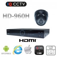 Camera Sets 960H with 1x Dome Camera with 20m IR + DVR with 1TB