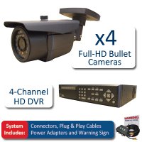 Professional HD SDI camera 4x + HD SDI DVR 4-channel