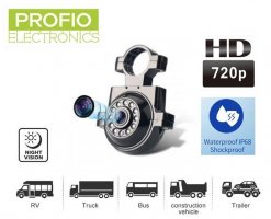 Waterproof IP68 reversing HD camera with 11 IR LED night vision