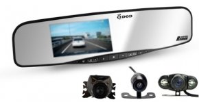 DOD RX300W - mirror camera with reversing cam