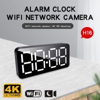Hidden camera 4K P2P/Wi-Fi in alarm clock + IR LED + 140° angle