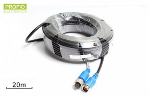 Quality 4 pin unshielded cable to AHD cameras 20 m