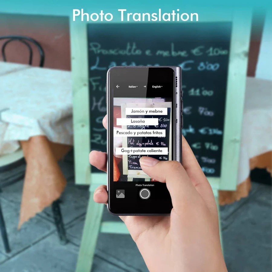 translation of pictures and texts