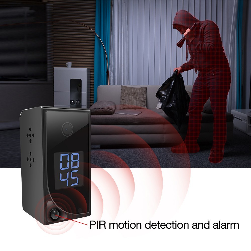 hidden camera PIR motion detector & push alarm notification