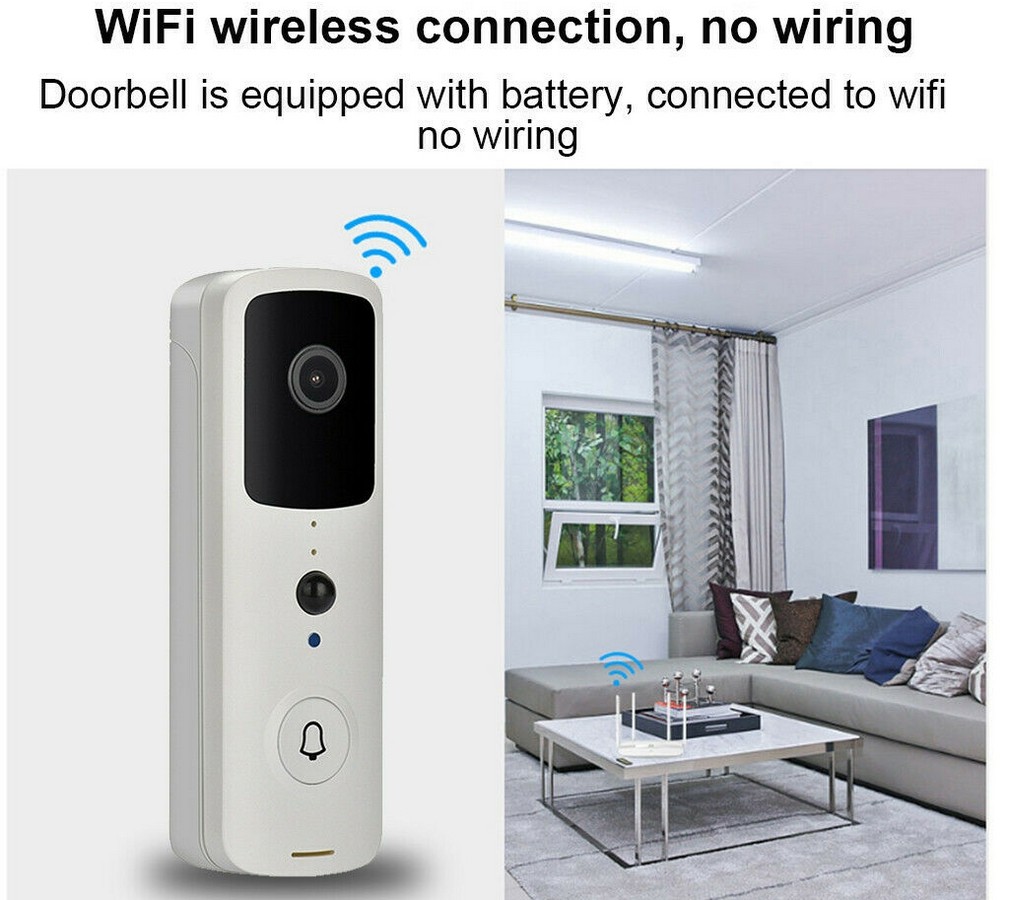wireless doorbell - WiFi doorbell with motion detection and HD camera