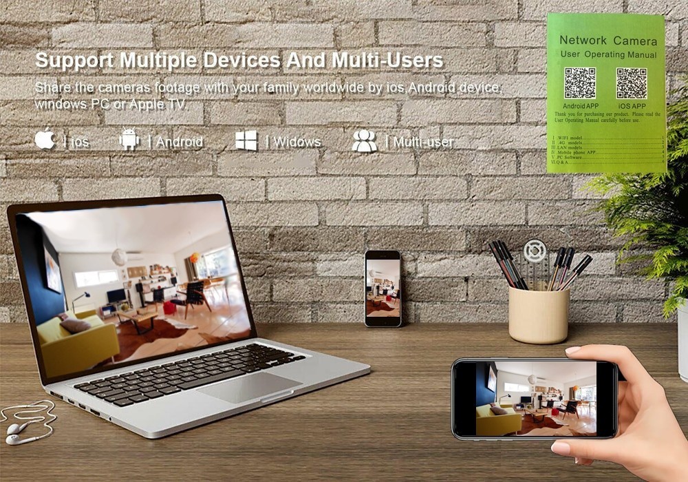 pinhole set wifi module - mobile application ios and android