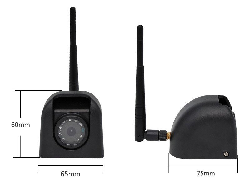 side additional wifi camera of the forklift