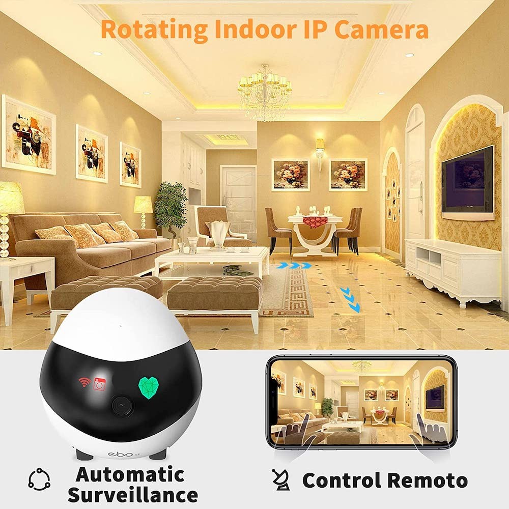 security camera spy robot enabot SE