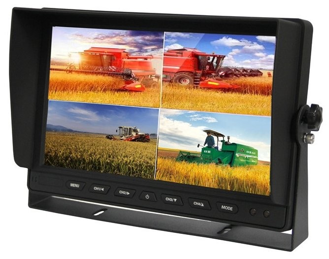 8-channel monitor for machines and cars