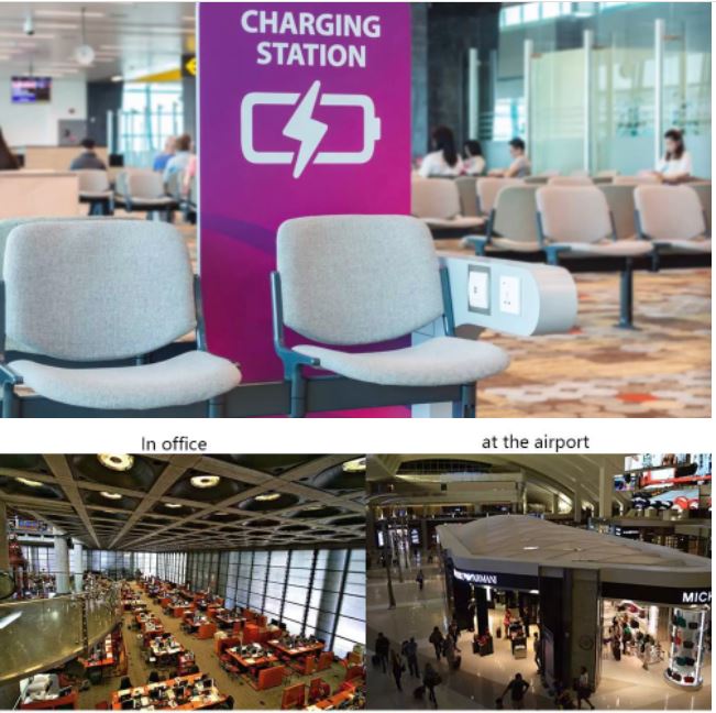 charging stations for smartphones and mobile phones