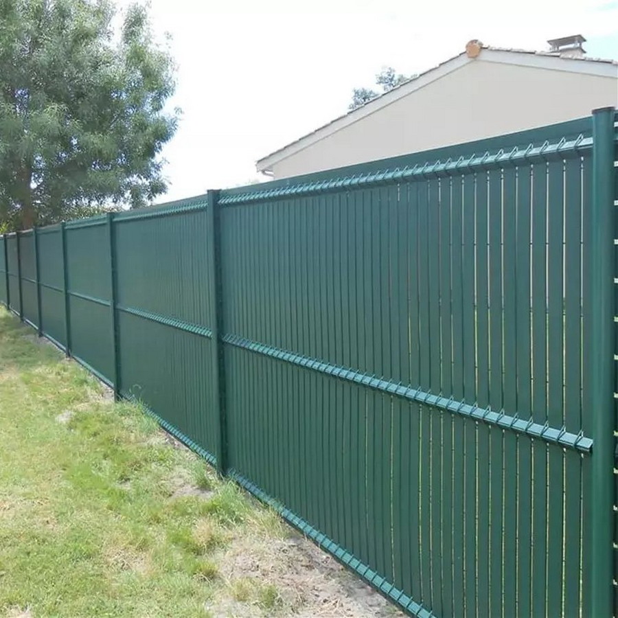 pvc slats of the fence for the house and garden, yard, land
