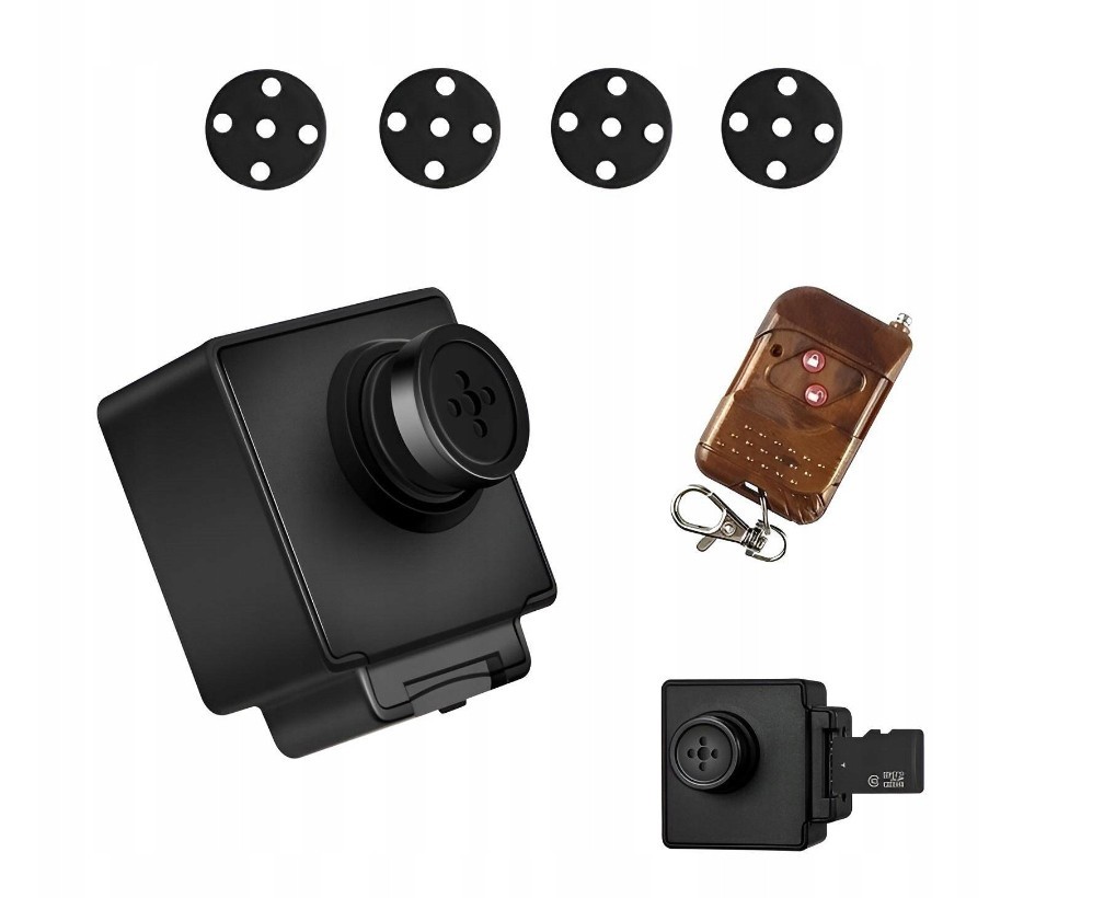Hidden camera in a button - Spy button camera mini full hd