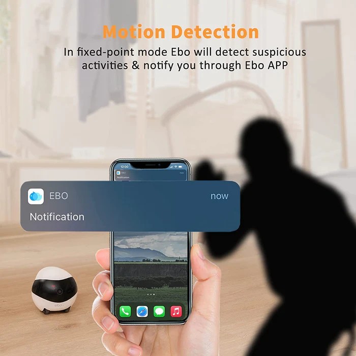 Enabot EBO SE - robot with FULL HD camera remotely controlled via WiFi/P2P APP