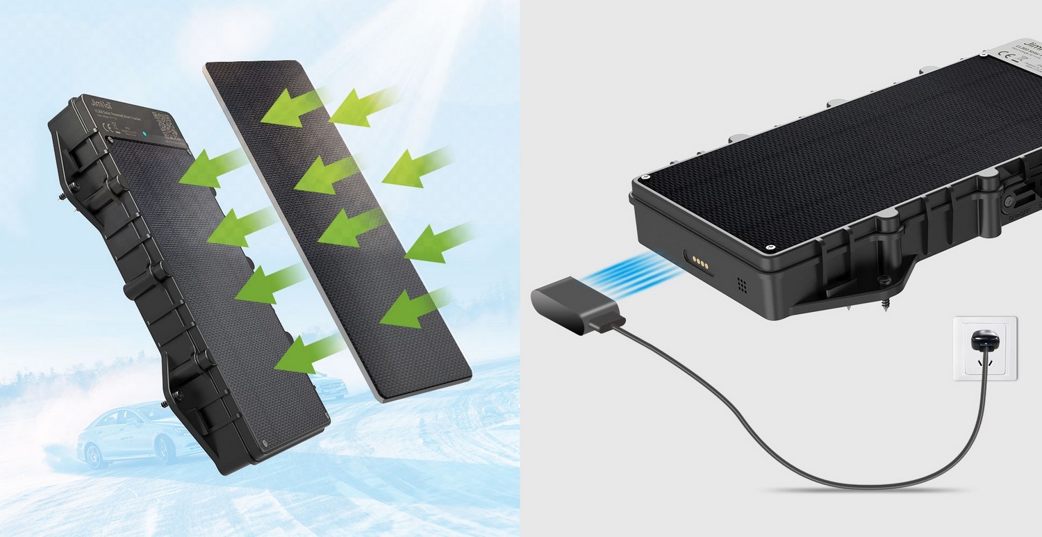 Solar and magnetic charging gps locator