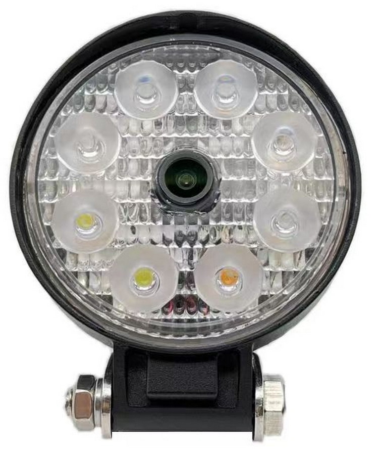 Combined camera (working or reversing) with FULL HD + working powerful LED light