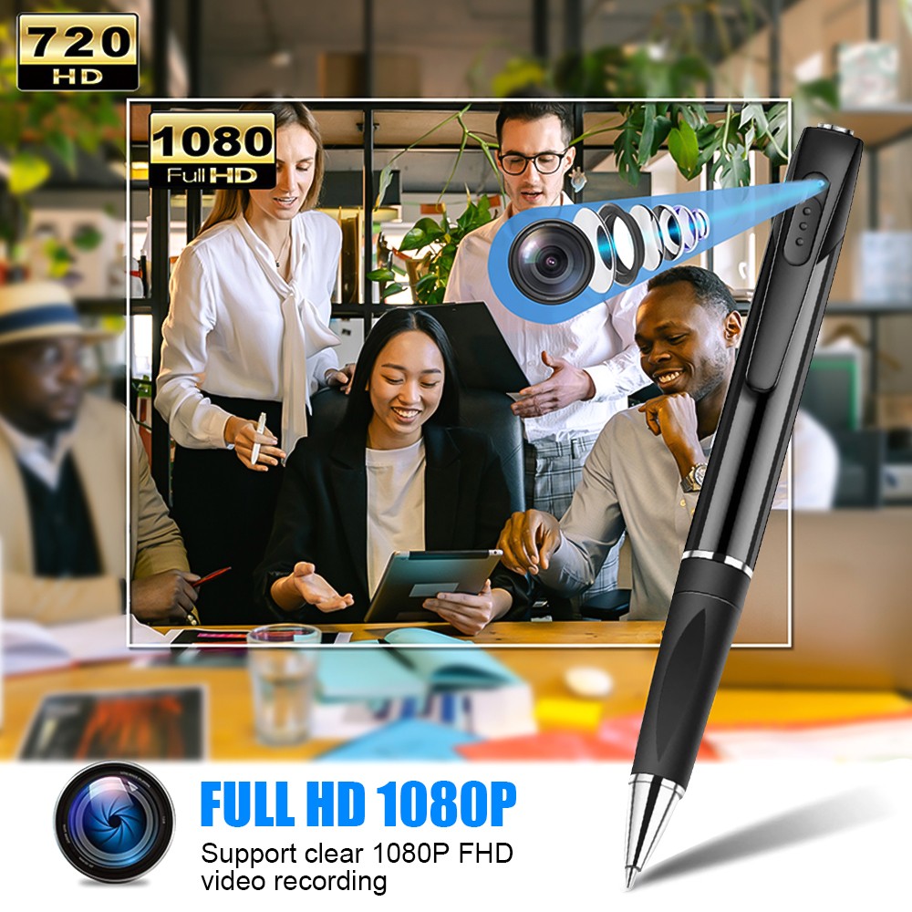 spy pen with full hd wifi p2p camera