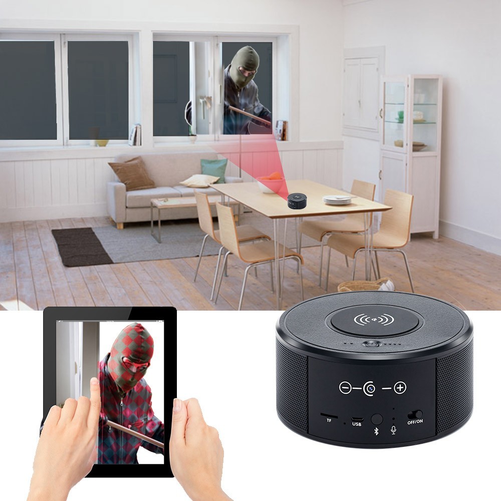 spy camera - motion detection and alarm speaker