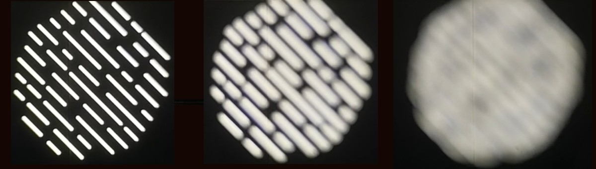 gobo projector - logo focus