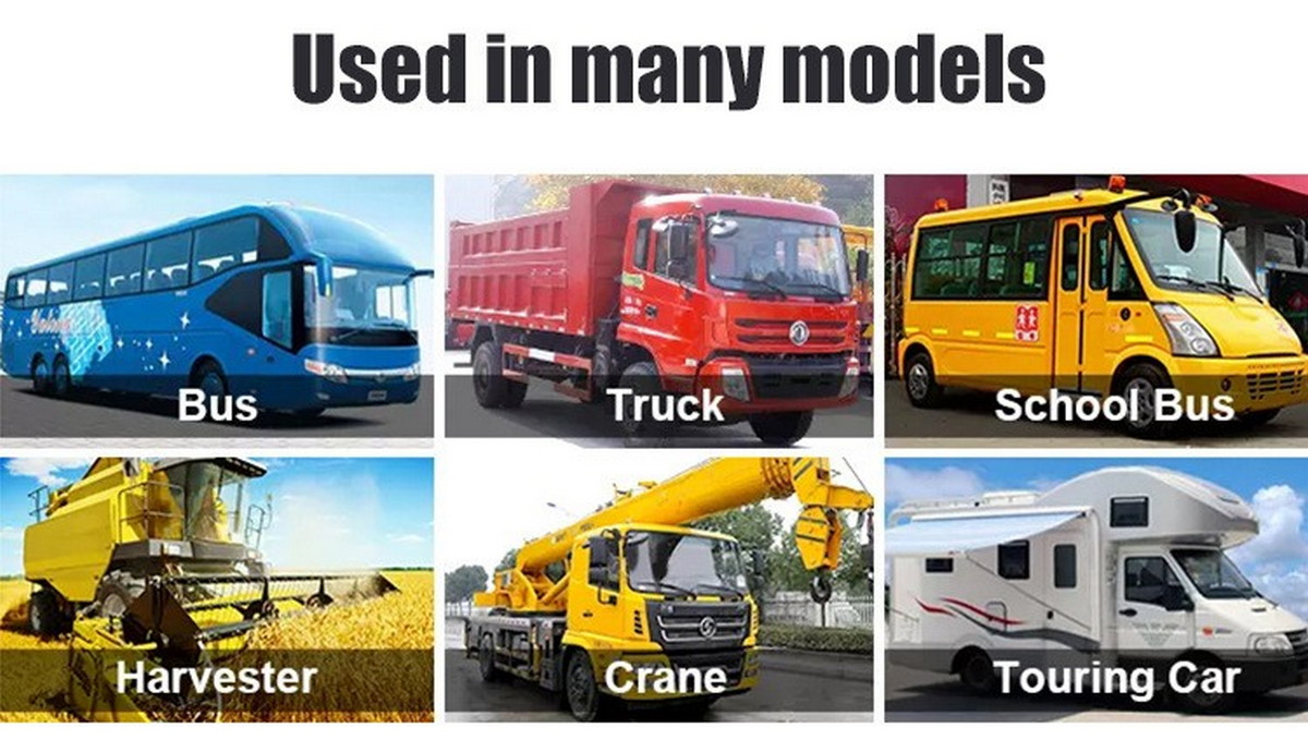 parking set for cars, buses, trucks and machines