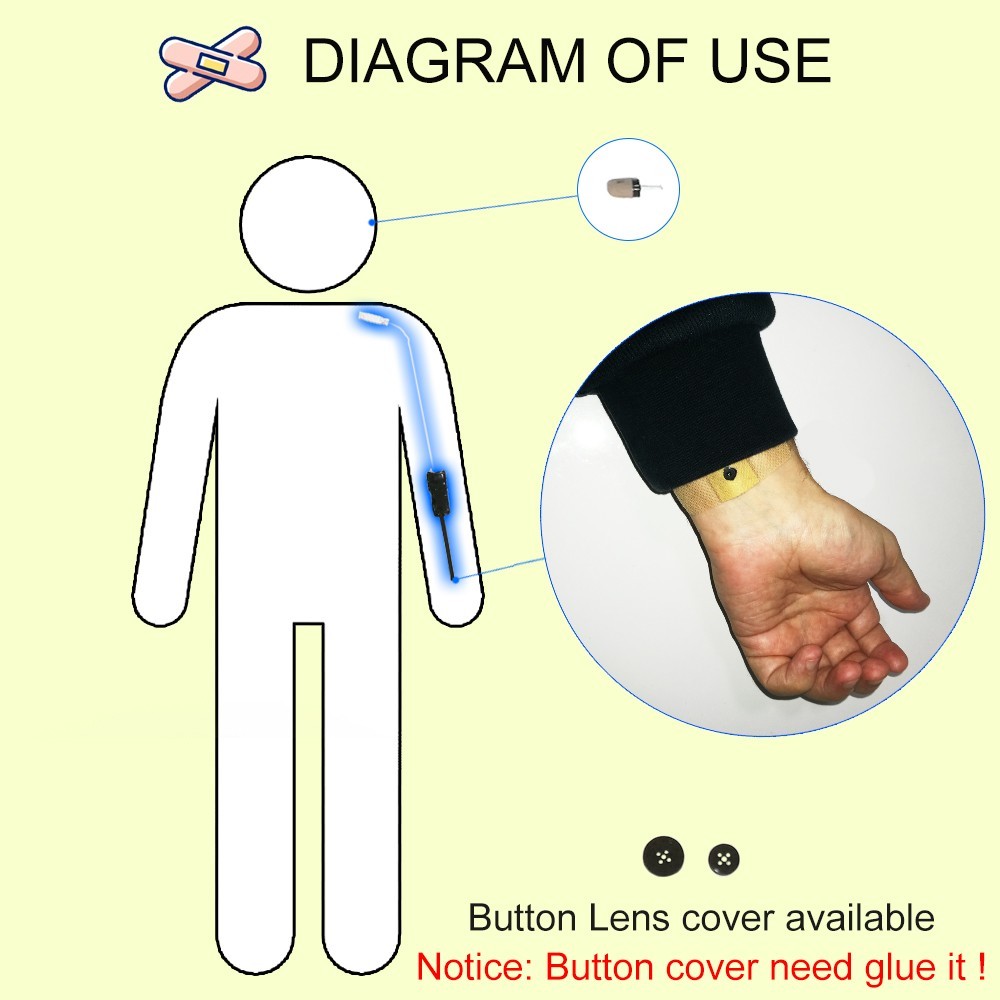 camera and spy earpiece for tests for students