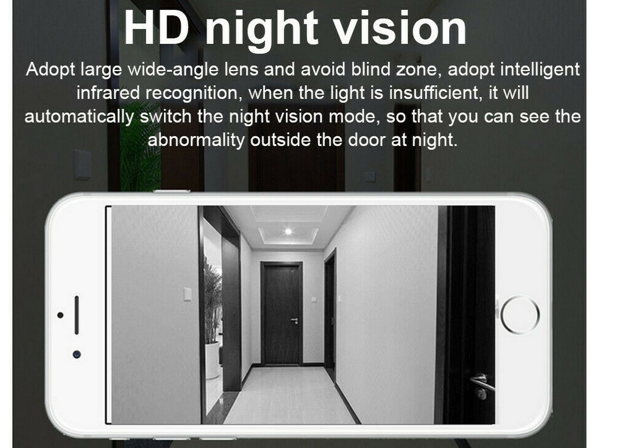 IR LED night vision 8m - doorbell for the house