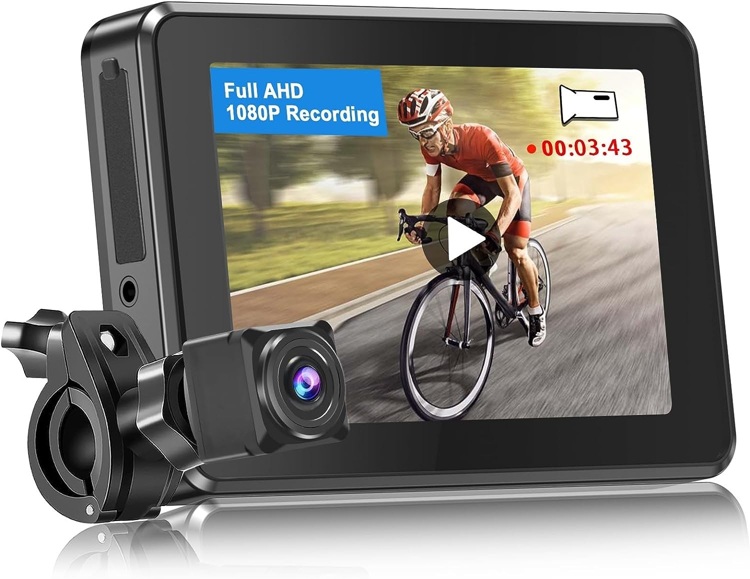 camera with recording - for motorbike or bicycle
