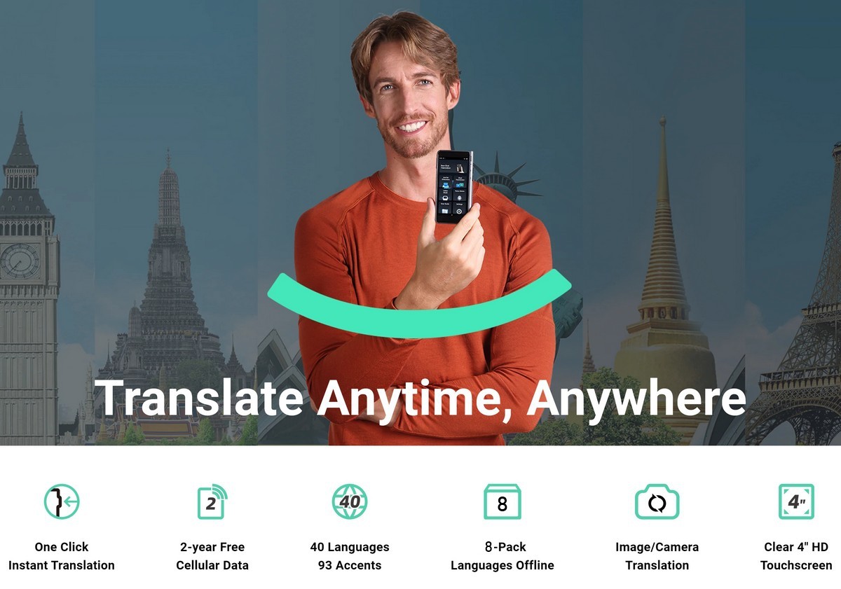 pocket translator for travel unlimited translation