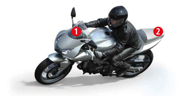 Motorbikes security system 