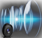 dod auto camera six element lens