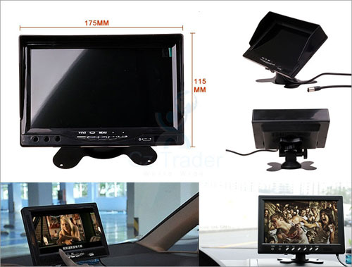 digital monitor with rear view camera