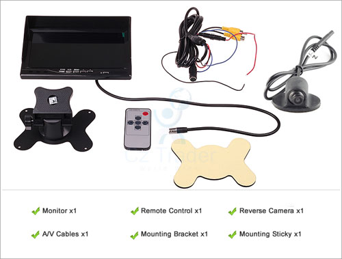 Rear View Camera with Sunshade