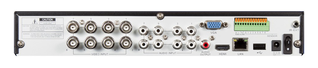 DVR / xhc1080 recorder inputs and outputs