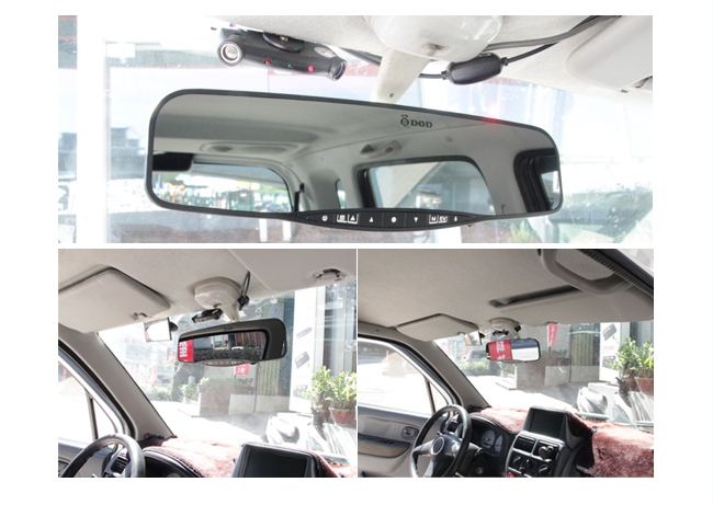 dod rx300w rearview mirror