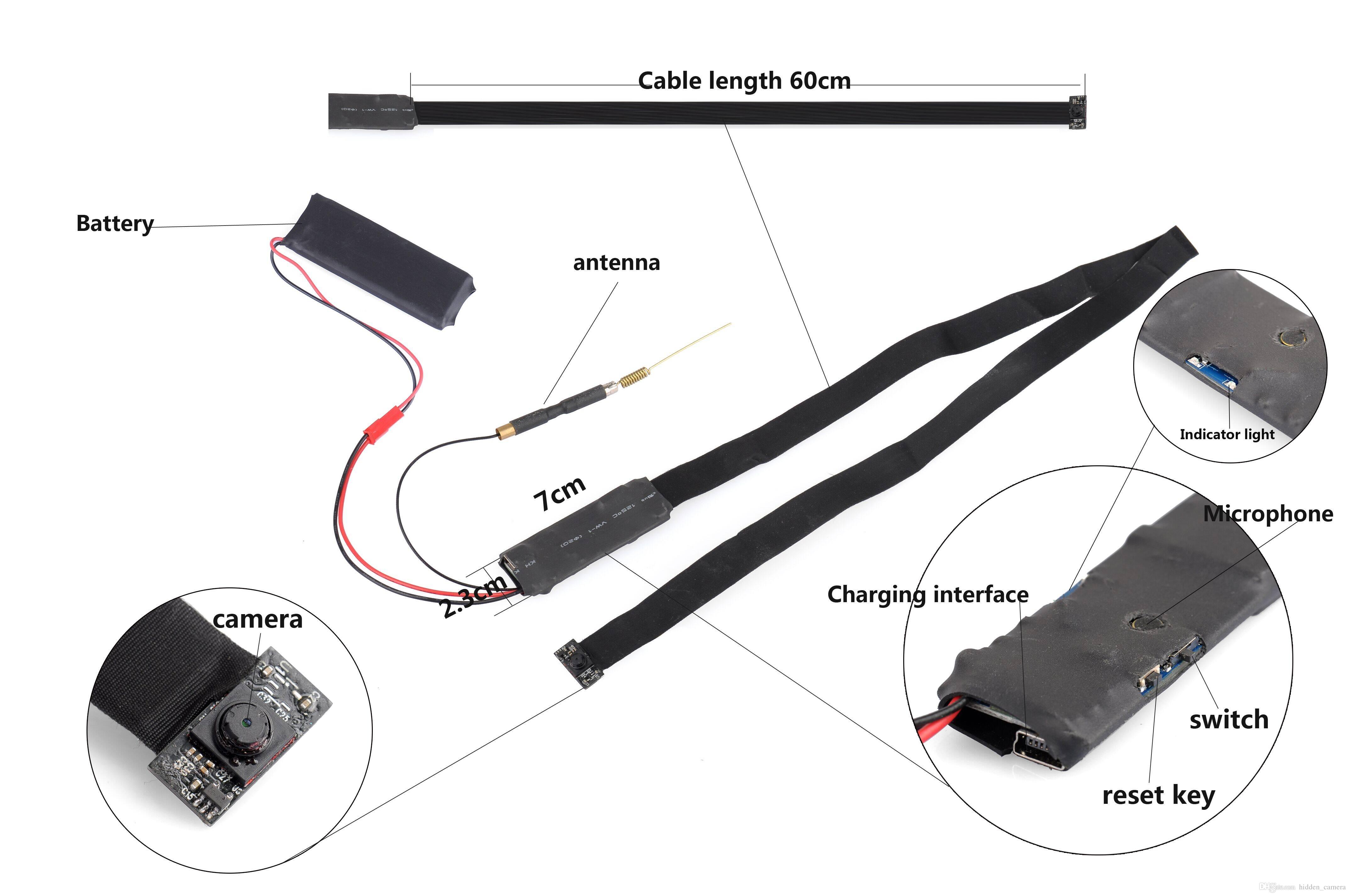 mini pinhole camera wifi with power