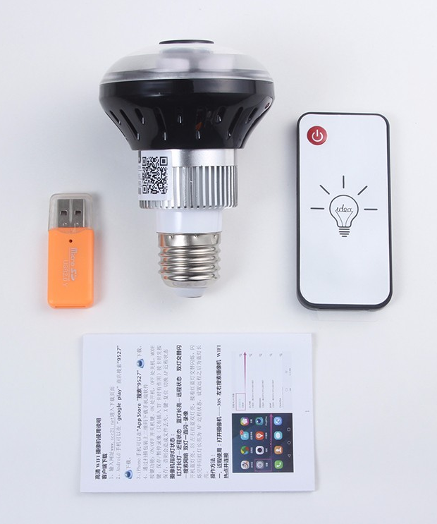 wifi camera hidden in LED Bulbs